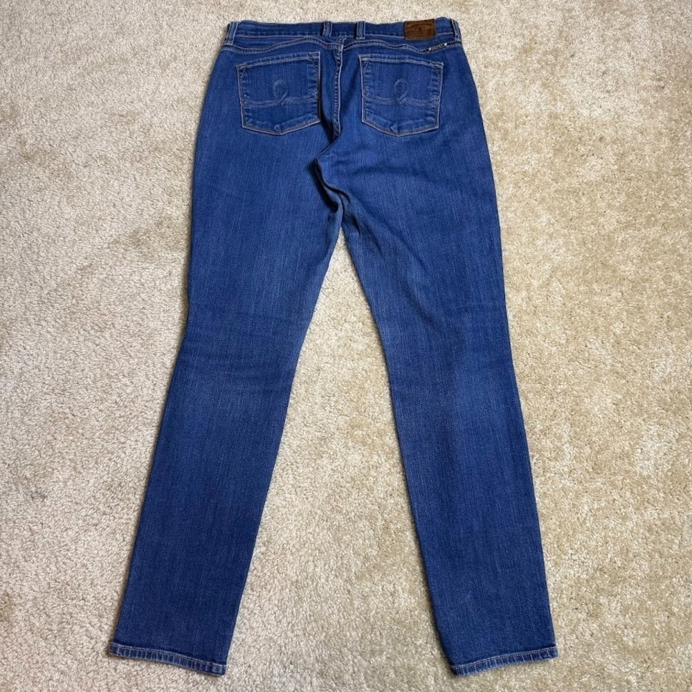 Lucky Brand Sofia Skinny Jeans 10/30 Regular Medium Wash Blue Denim Pants - Picture 2 of 8
